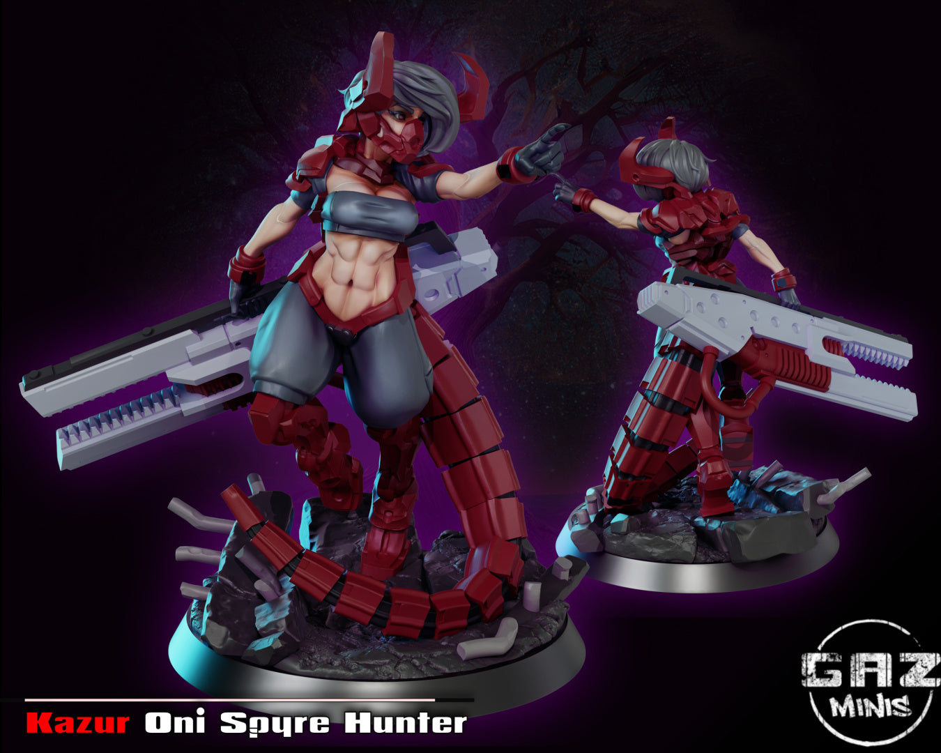 Kuzar, The Mecha Oni by Gaz Minis