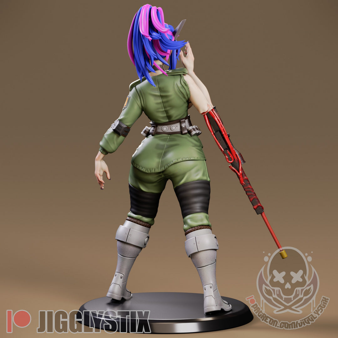 Sniper Lady By JigglyStix