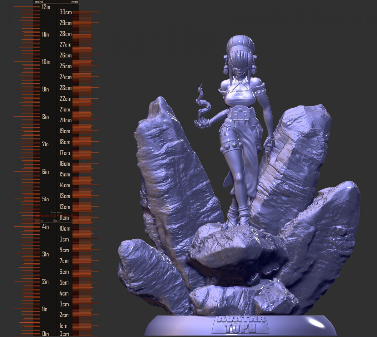 Avatar Toph the Blind Bandit By JigglyStix