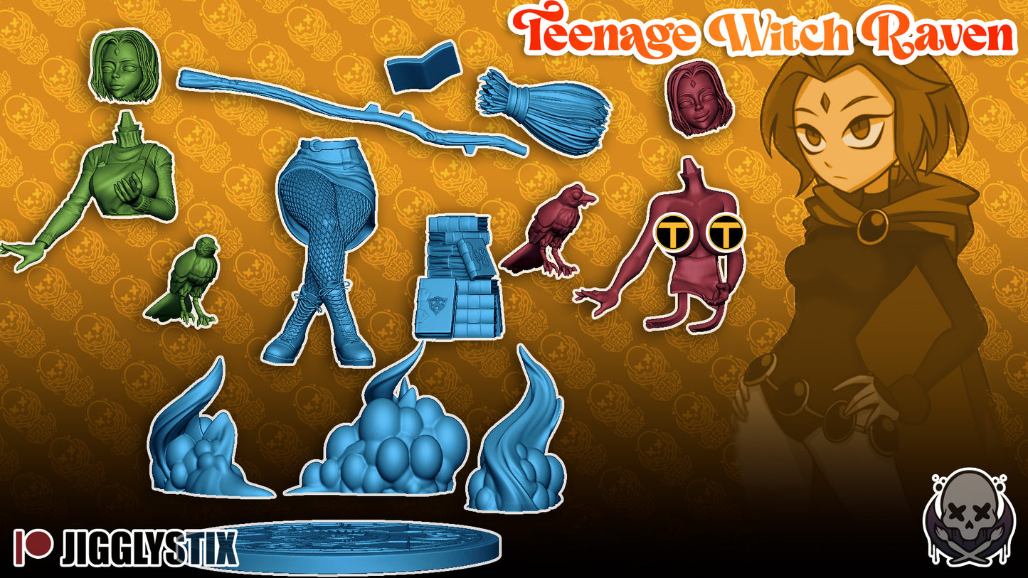 (18+) Raven the Teenage Witch By JigglyStix