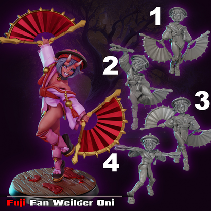 Fuji, The Oni Fan Weilder by Gaz Minis
