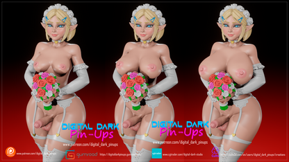 FUTA  Elf | Zelda | 2B Bride By Digital Darks 18+