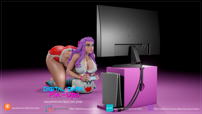 Gamer Girl 5 From Digital Dark Pinups! 18+