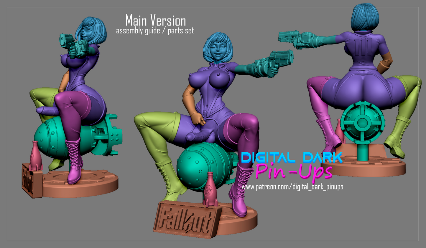 Fallout Vault Girl By Digital Dark Pinups 18+