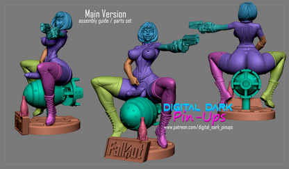 Fallout Vault Girl By Digital Dark Pinups 18+
