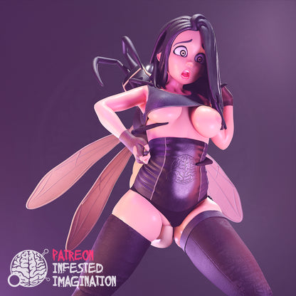 WASP IMPREGNATION HENTAI PRINTABLE SCULPTURE - Infested Imagination