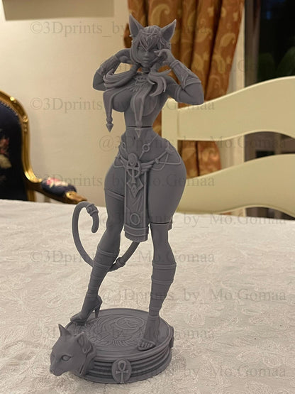 Egyptian Cat Girl Goddess Model Kit By Digital Dark Pinups 18+