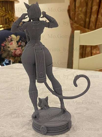 Egyptian Cat Girl Goddess Model Kit By Digital Dark Pinups 18+