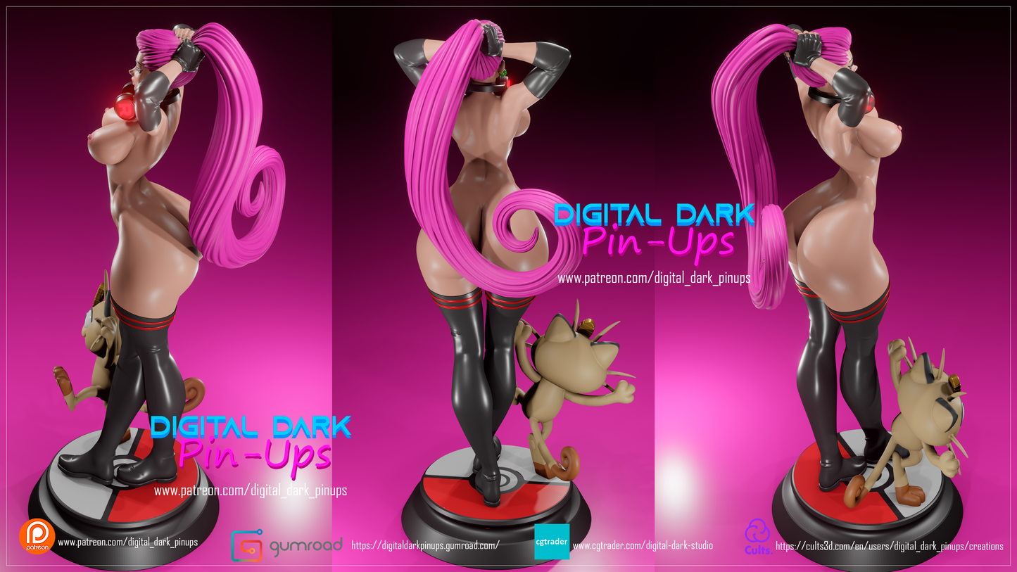 Jessie Team Rocket Fan made Kit by Digital Dark Pinups 18+