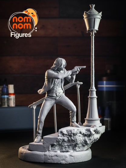 John Wick 3D Printed Model by Nomnom Figures