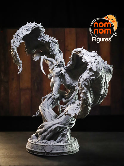 Malenia Goddess of Rot 3D Printed Model by Nomnom Figures