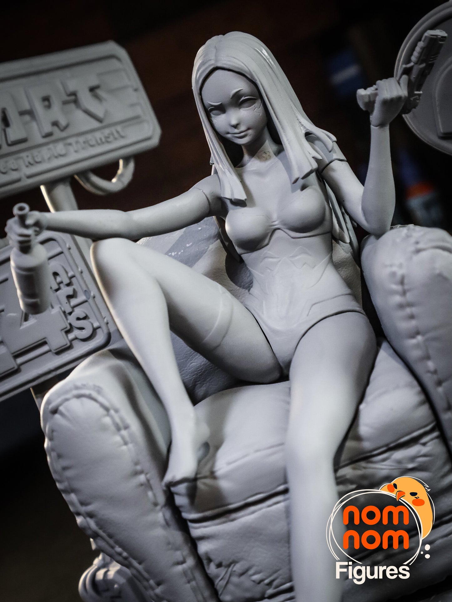 Rebecca - Cyberpunk Edgerunners 3D Printed Fanmade Model by Nomnom Figures