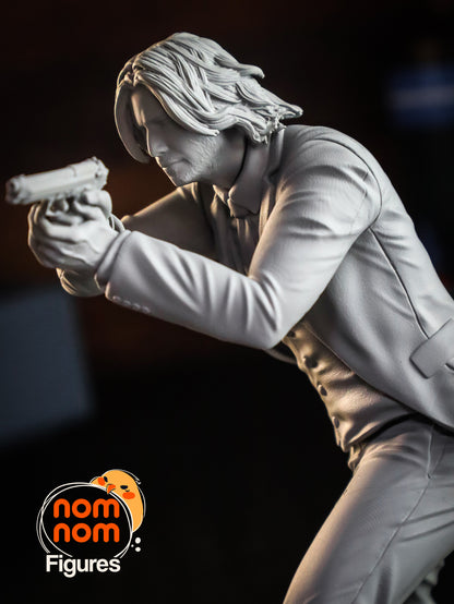 John Wick 3D Printed Model by Nomnom Figures