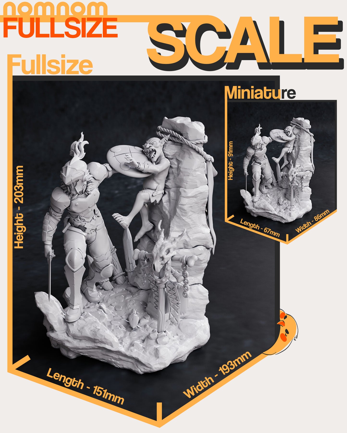Orcbolg - Goblin Slayer 3D Printed Fanmade Model by Nomnom Figures