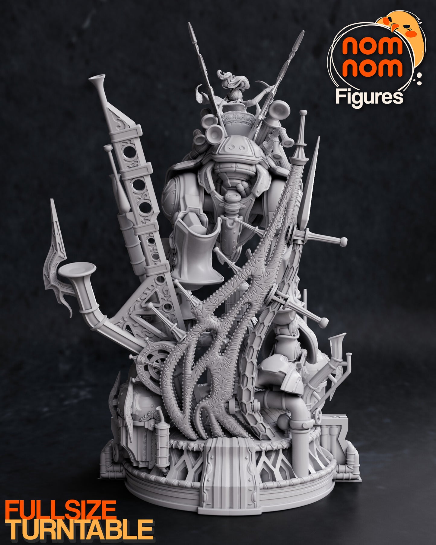 Terra with Magitek from Final Fantasy 3D Printed Fanmade Model by Nomnom Figures
