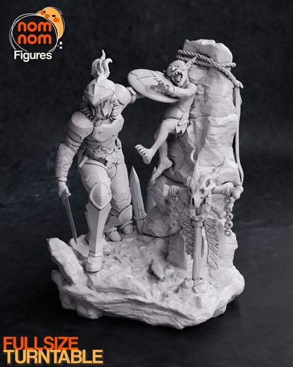 Orcbolg - Goblin Slayer 3D Printed Fanmade Model by Nomnom Figures