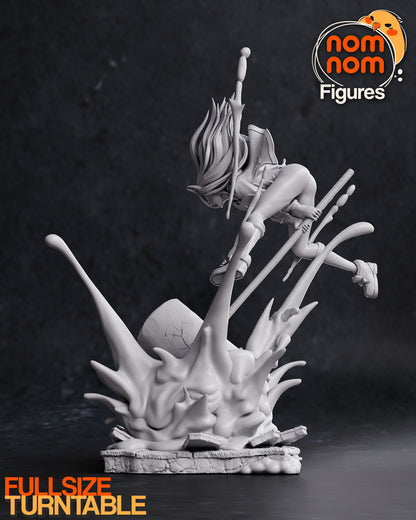 Power - Chainsaw man 3D Printed Model by Nomnom Figures