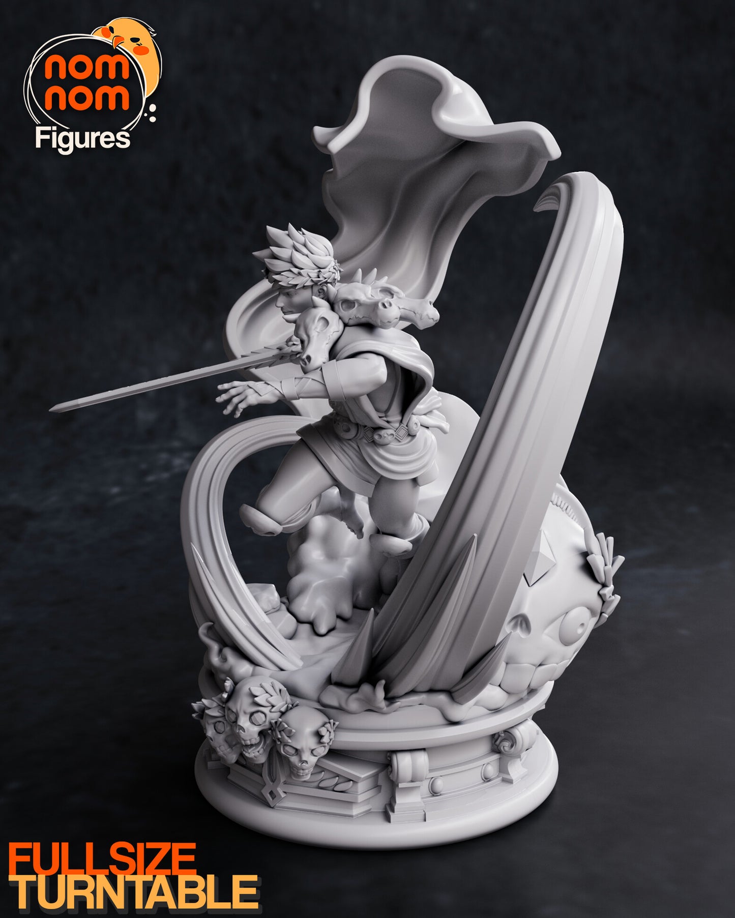 Zagreus - Hades 3D Printed Fanmade Model by Nomnom Figures