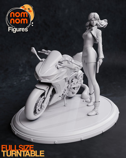 Misato - Neon Genesis Evangelion 3D Printed Fanmade Model by Nomnom Figures