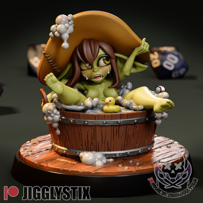 Bath Time Goblin Girl By JigglyStix