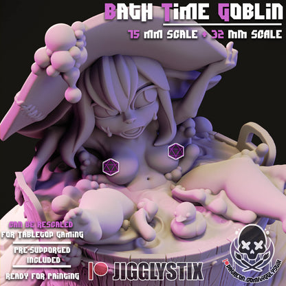 Bath Time Goblin Girl By JigglyStix