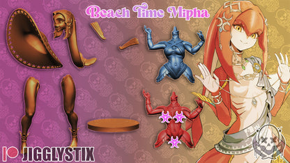 Beach Time Fish Girl Mipha By JigglyStix