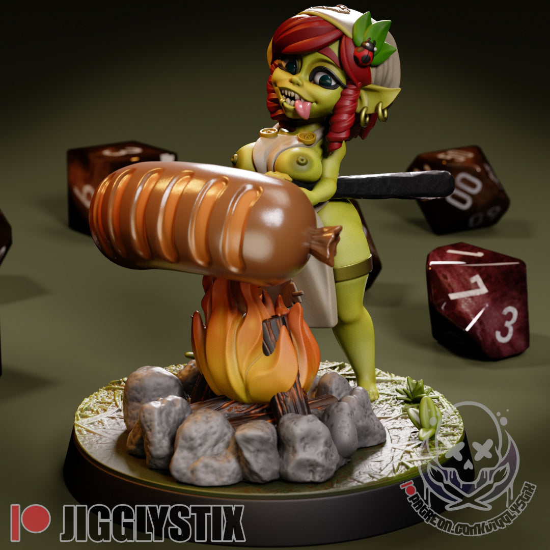 Camp Fire Goblin Girl By JigglyStix