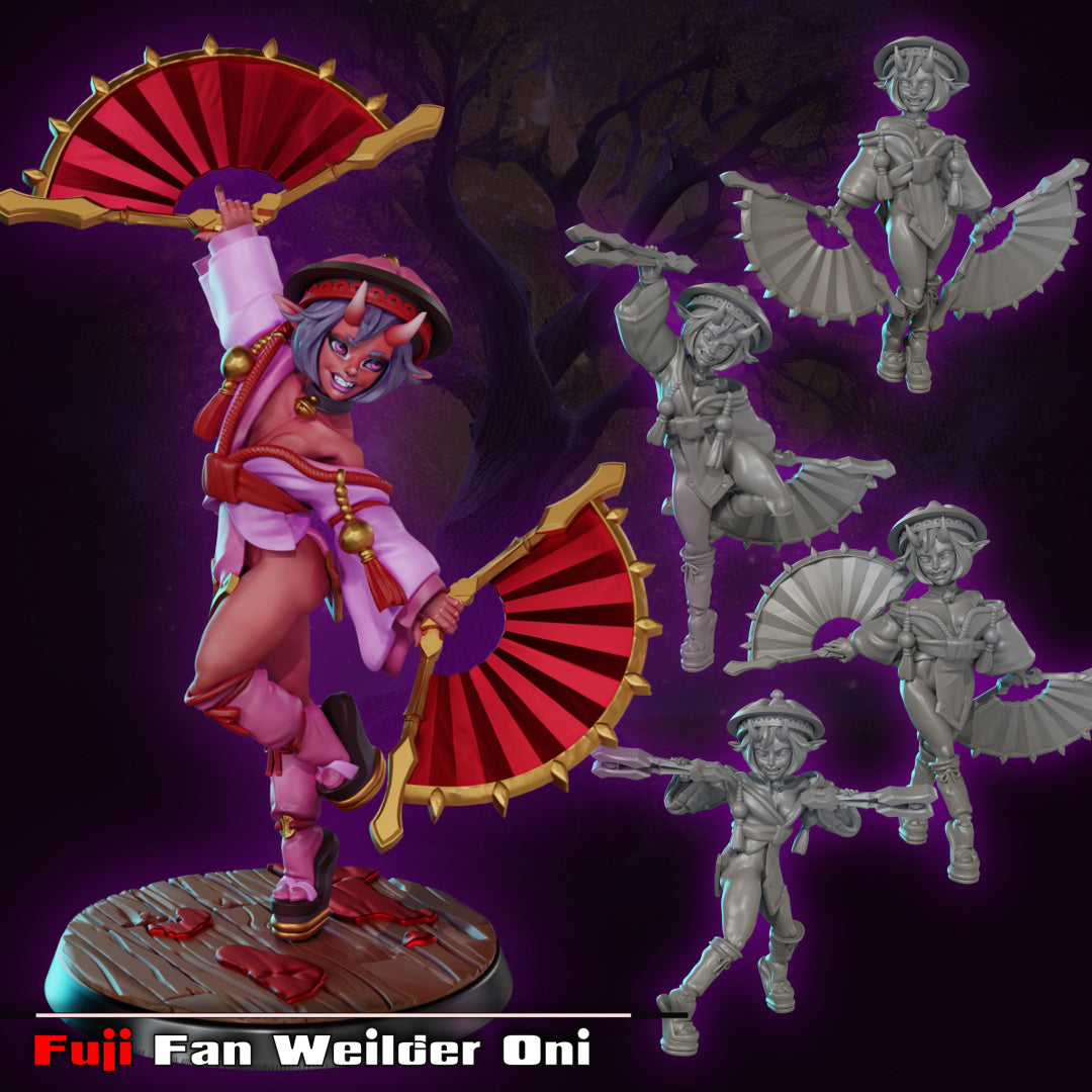 Fuji, The Oni Fan Weilder by Gaz Minis
