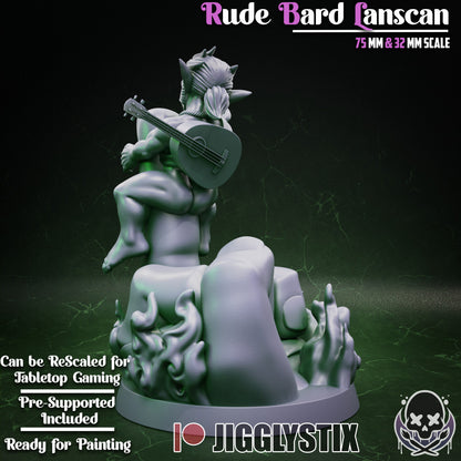 Rude Bard Lanscan By JigglyStix