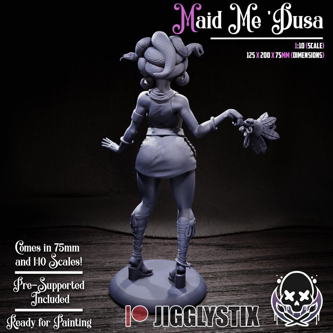 Maid Medusa By JigglyStix