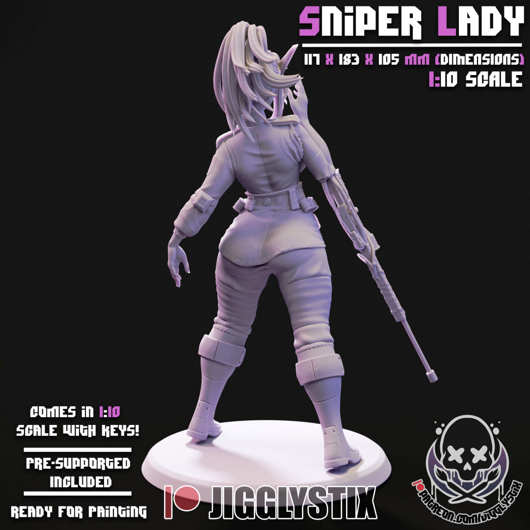 Sniper Lady By JigglyStix