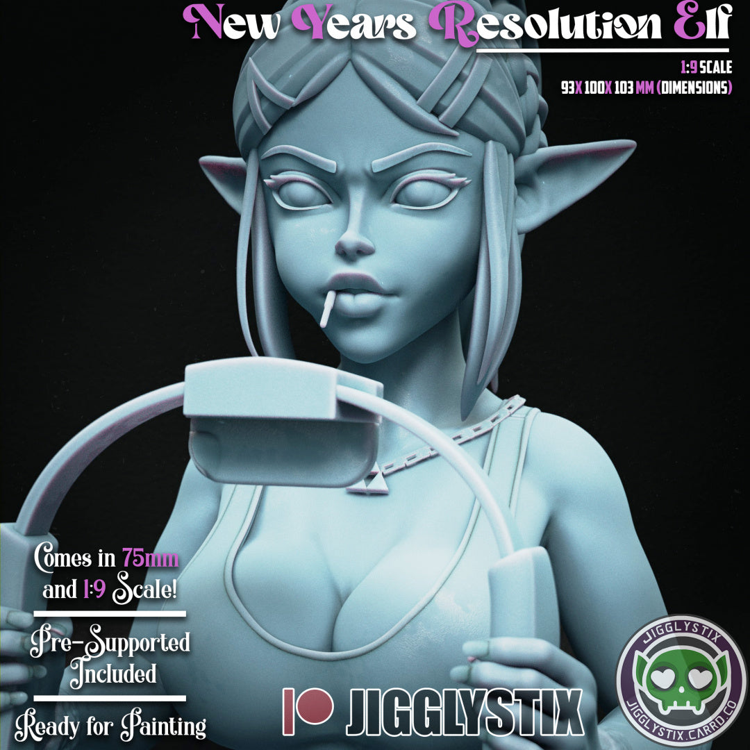 New Years Resolution Elf By JigglyStix