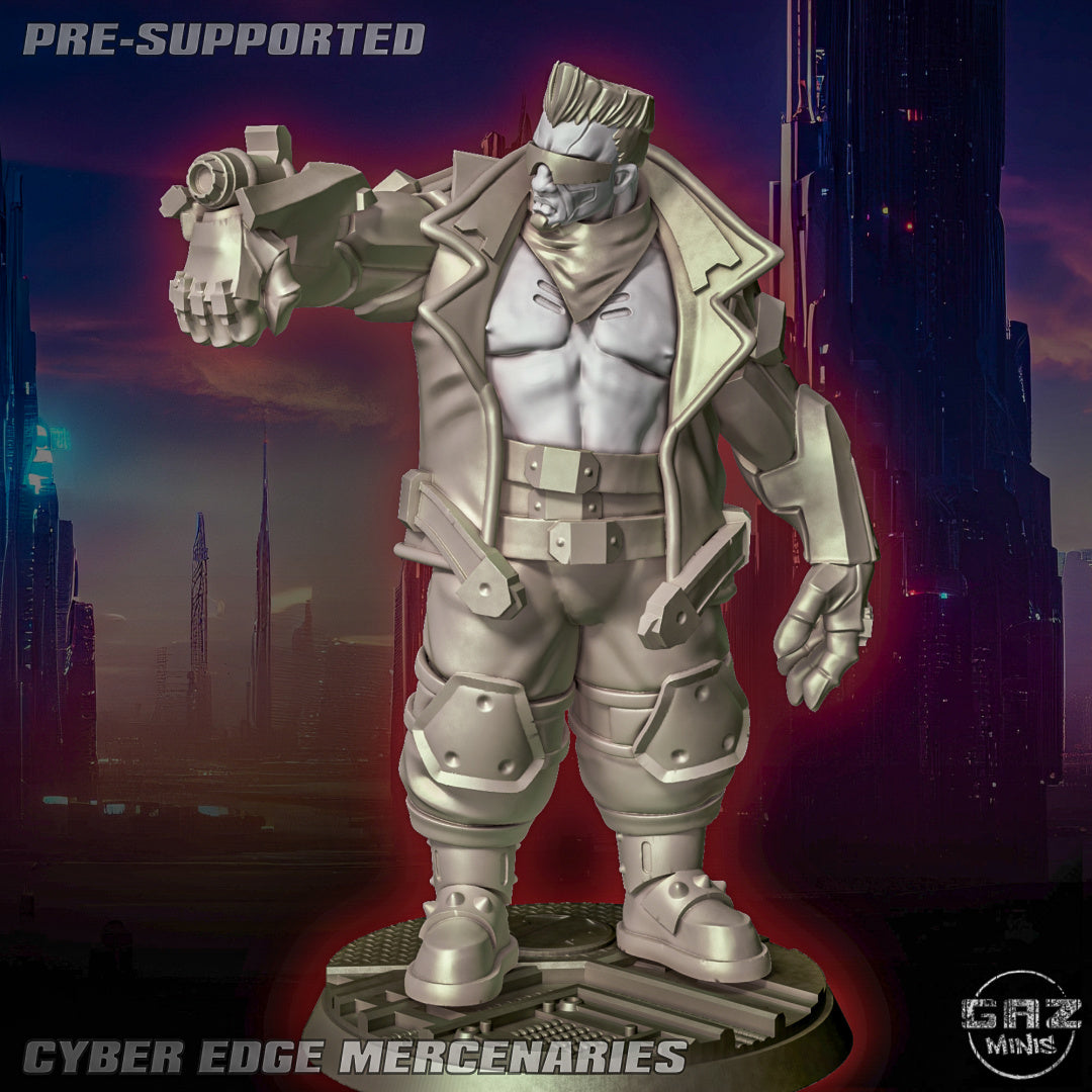Mane - Cyber Edge Mercenary by Gaz Minis