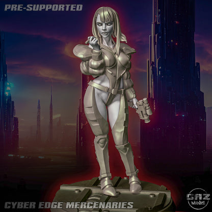 Luci - Cyber Edge Mercenary by Gaz Minis