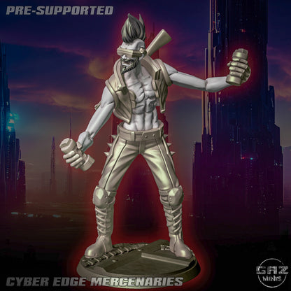 Pilar - Cyber Edge Mercenary by Gaz Minis
