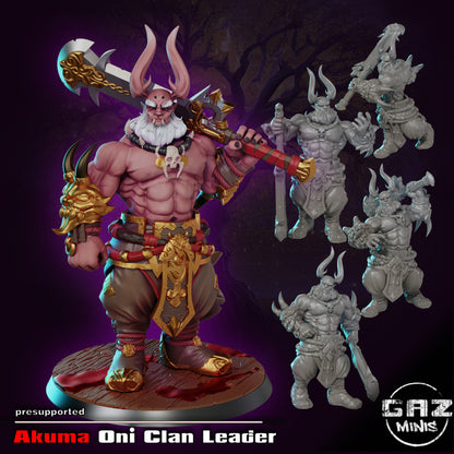 Akuma, Oni Clan Leader by Gaz Minis