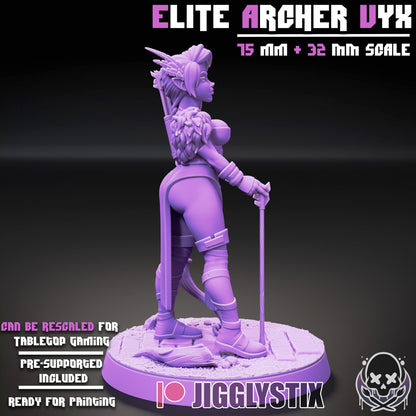 Elite Elven Archer Vyx By JigglyStix