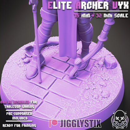 Elite Elven Archer Vyx By JigglyStix